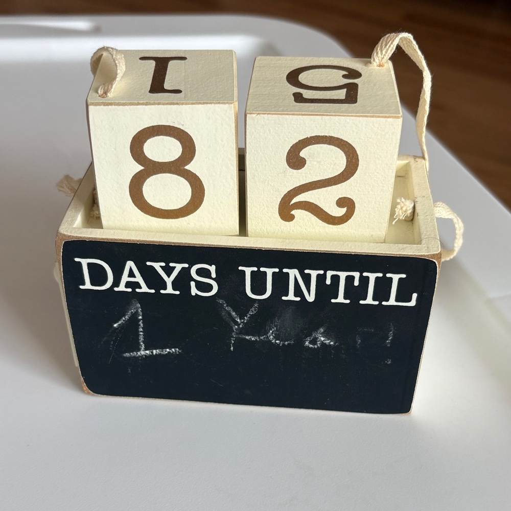 Countdown Blocks for Wedding - Picture 2 of 4